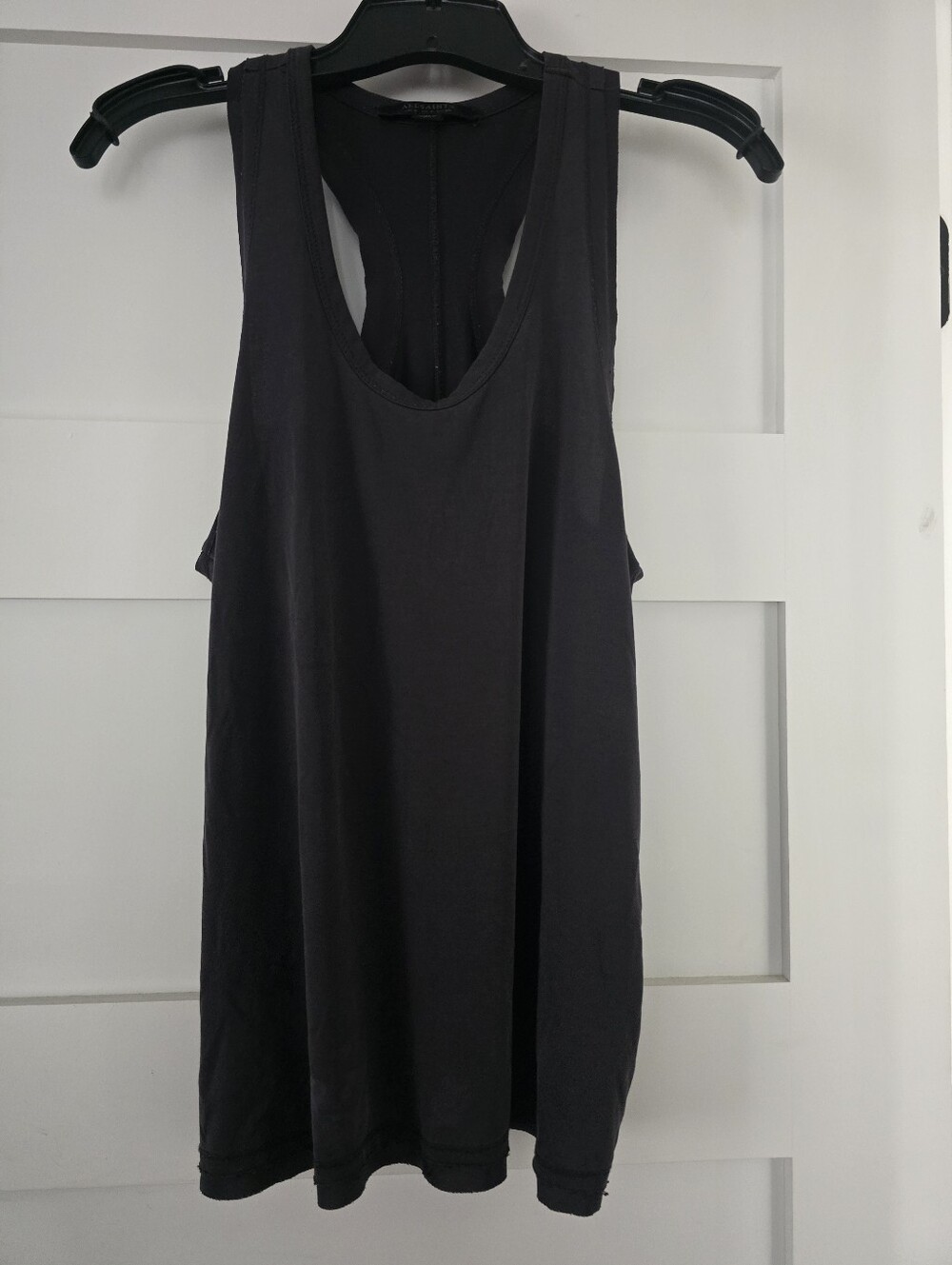 All Saints Black Racerback Tank - Women's